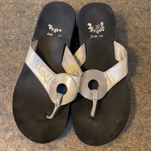 YellowBox with silver straps.